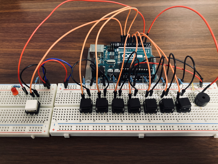 Arduinoで簡易的な電子ピアノ